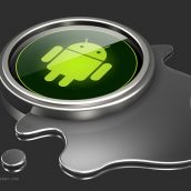 Melting Android Logo