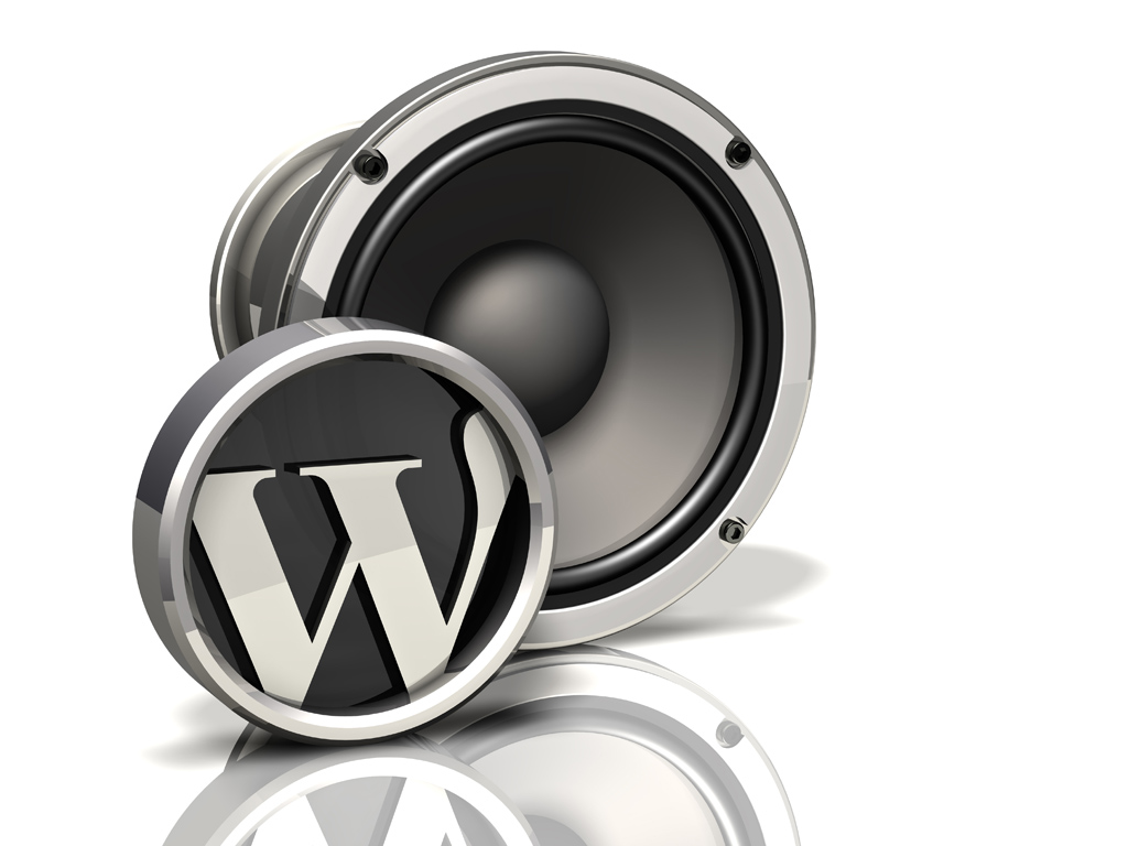 3d WordPress logos