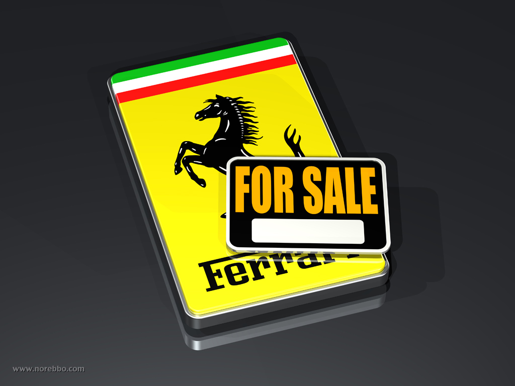 3d Ferrari logos