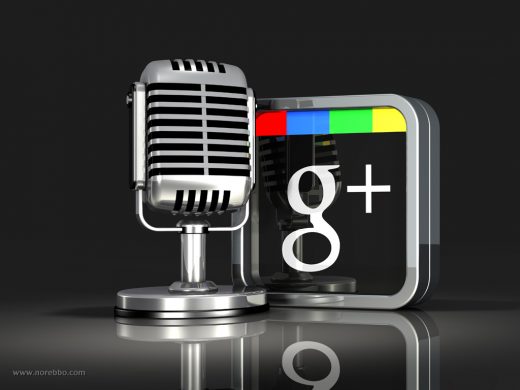 Six free Google+ logo renderings