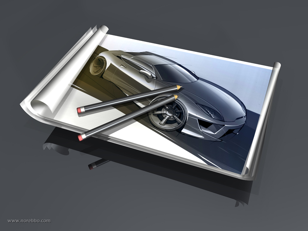 car design illustration