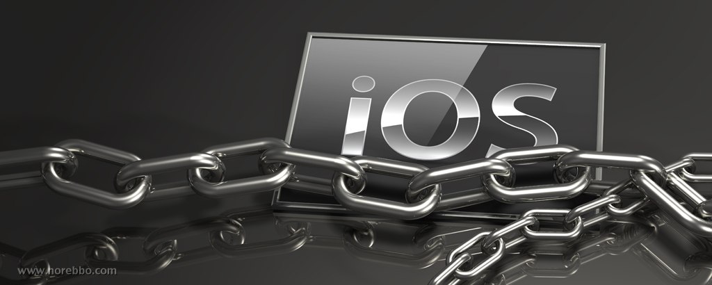 3d apple iOS logo
