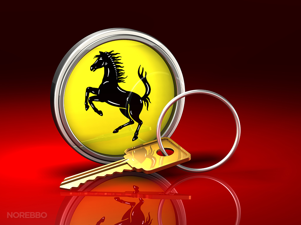 15 conceptually clever Ferrari logo illustrations
