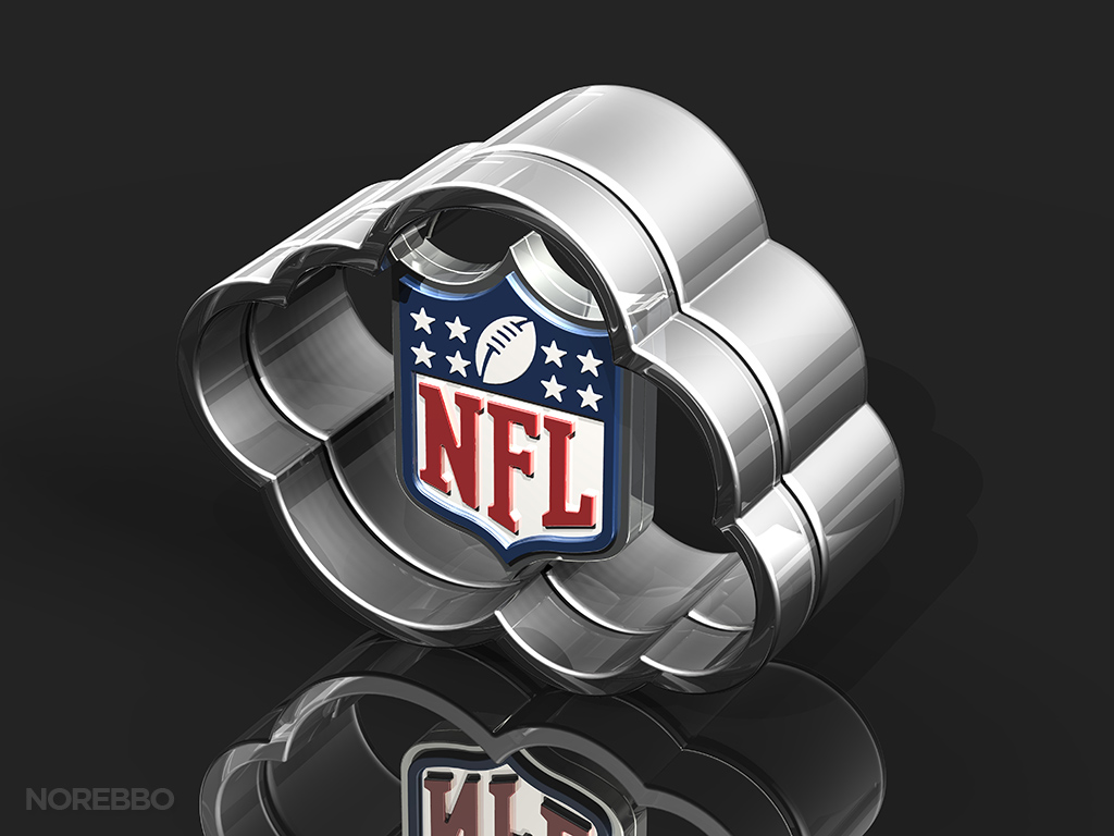 3d NFL logo