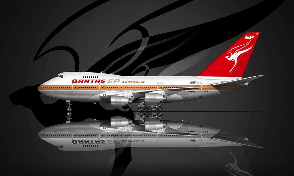 A detailed visual history of the Qantas livery