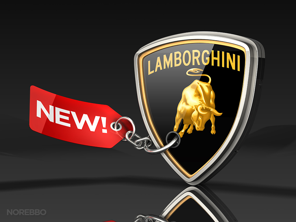 3d lamborghini logo