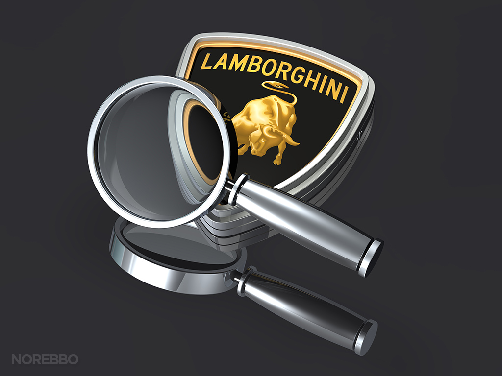 3d lamborghini logo