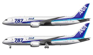 ANA (All Nippon Airways) 787 livery