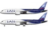 LAN Airlines Boeing 787-8 Illustration