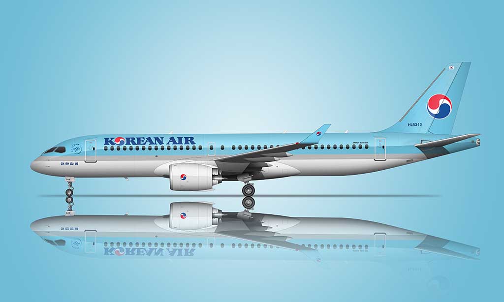 An in-depth overview of the Korean Air livery