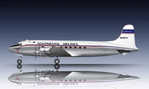 A visual history of the Continental Airlines livery