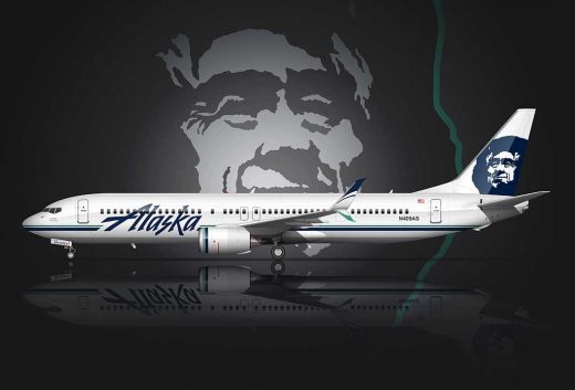 The subtle (yet classy) evolution of the Alaska Airlines livery