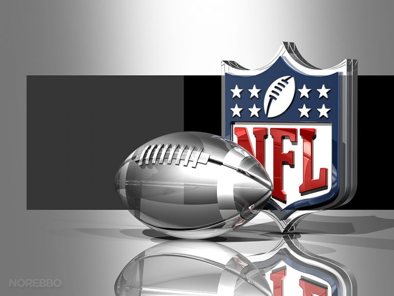 Nfl Background Rip Through Stock illustrations featuring 3d NFL logos – Norebbo