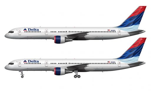 The beautiful evolution of the Delta Air Lines livery