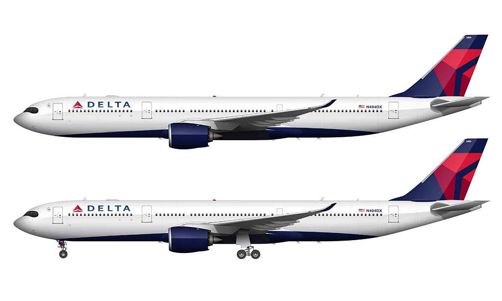 Delta Air Lines A330-900neo livery