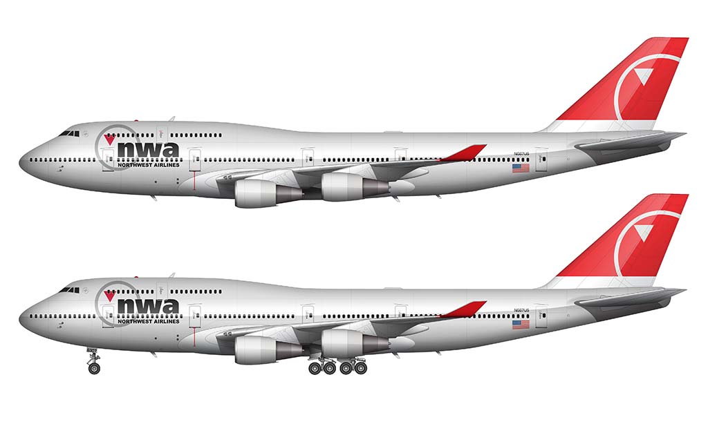 the final northwest airlines livery