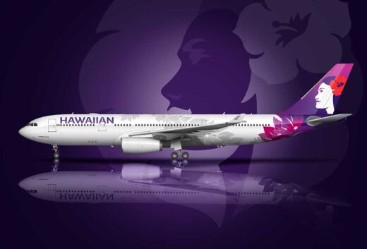 A pictorial history of the Hawaiian Airlines livery