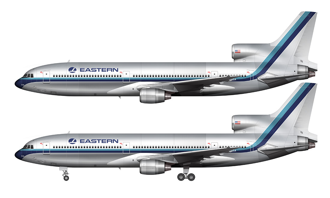 the last eastern airlines l-1011 livery