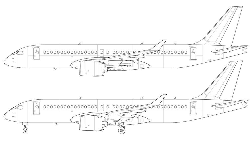 CS300 line drawing side view