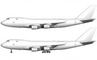 747-400F side view