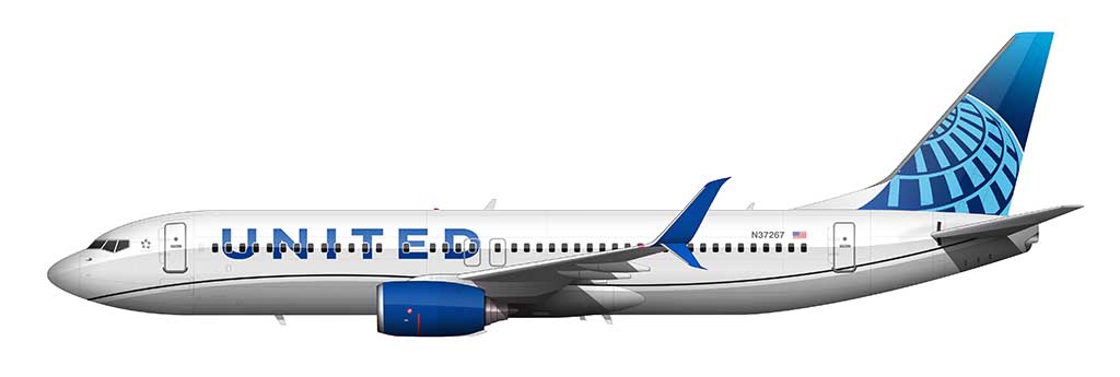 united 737-800