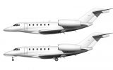 All White Cessna Citation X