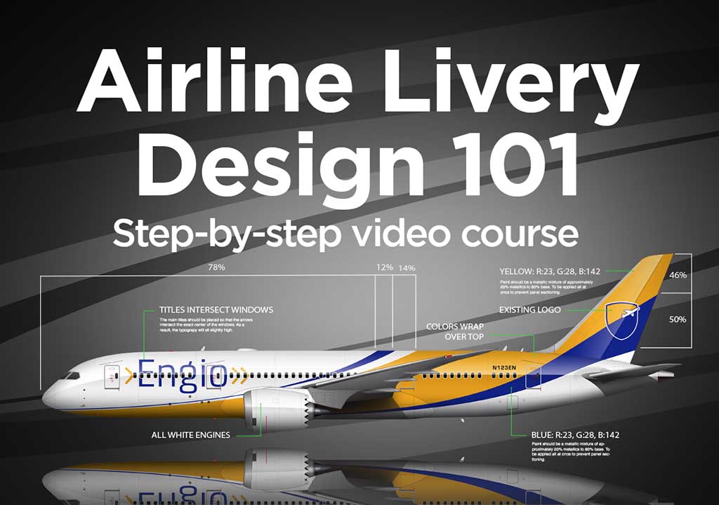 norebbo airline livery design course preview