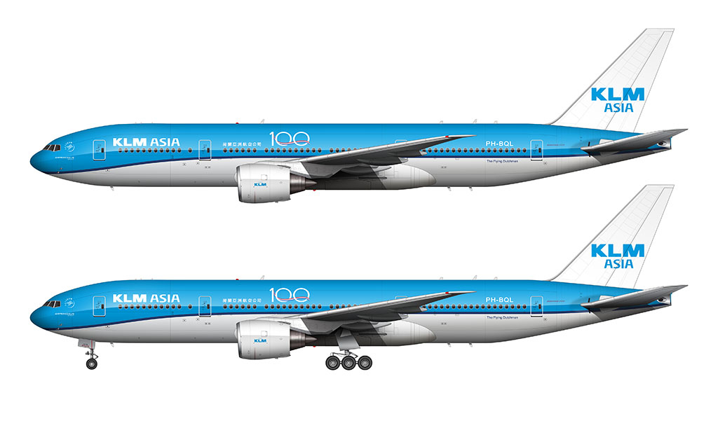 KLM Asia (New Livery) Boeing 777-200