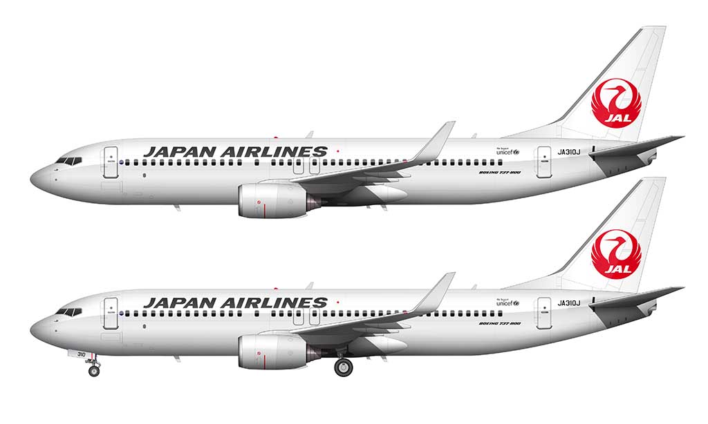 Japan Airlines Tsurumaru livery Boeing 737-800