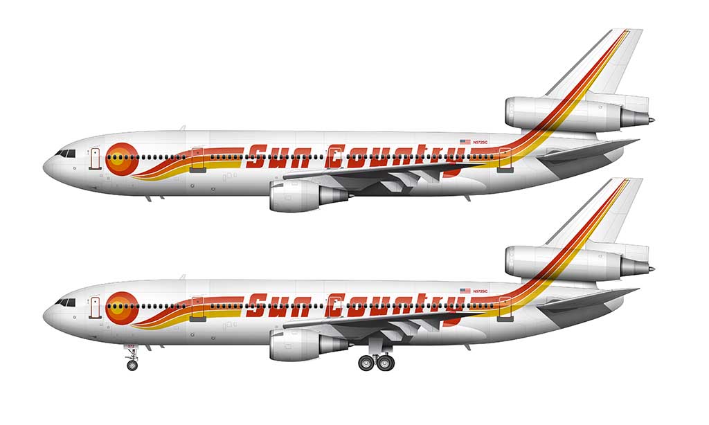 1983 Sun Country livery DC-10
